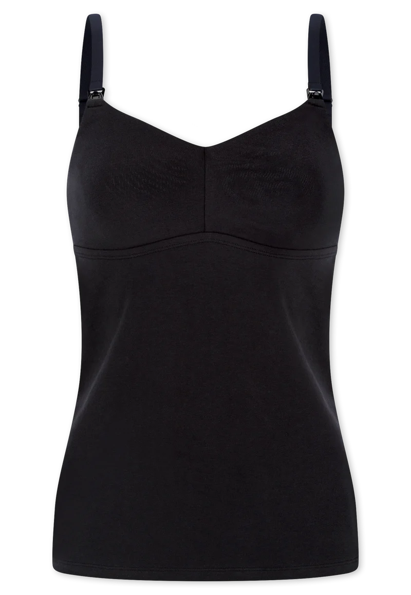 Umstandstop V-Ausschnitt Schwarz - Unique Maternity