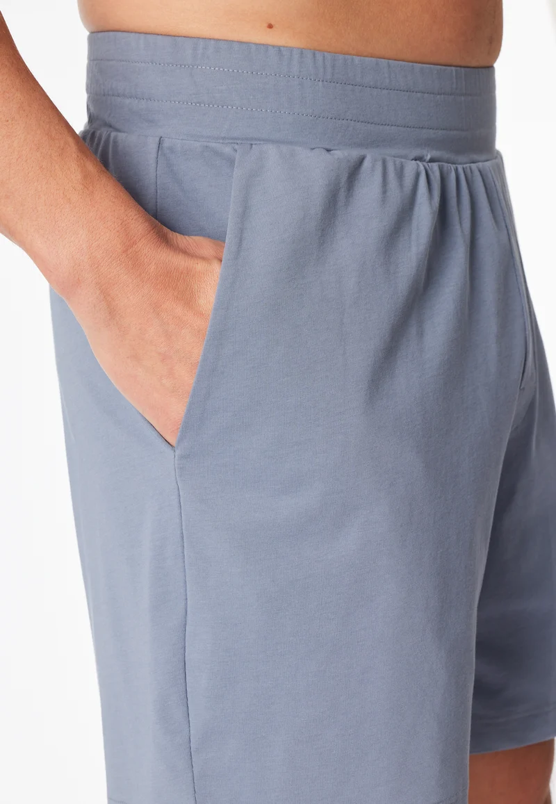 Schlafanzug kurz Blau - Modern Nightwear