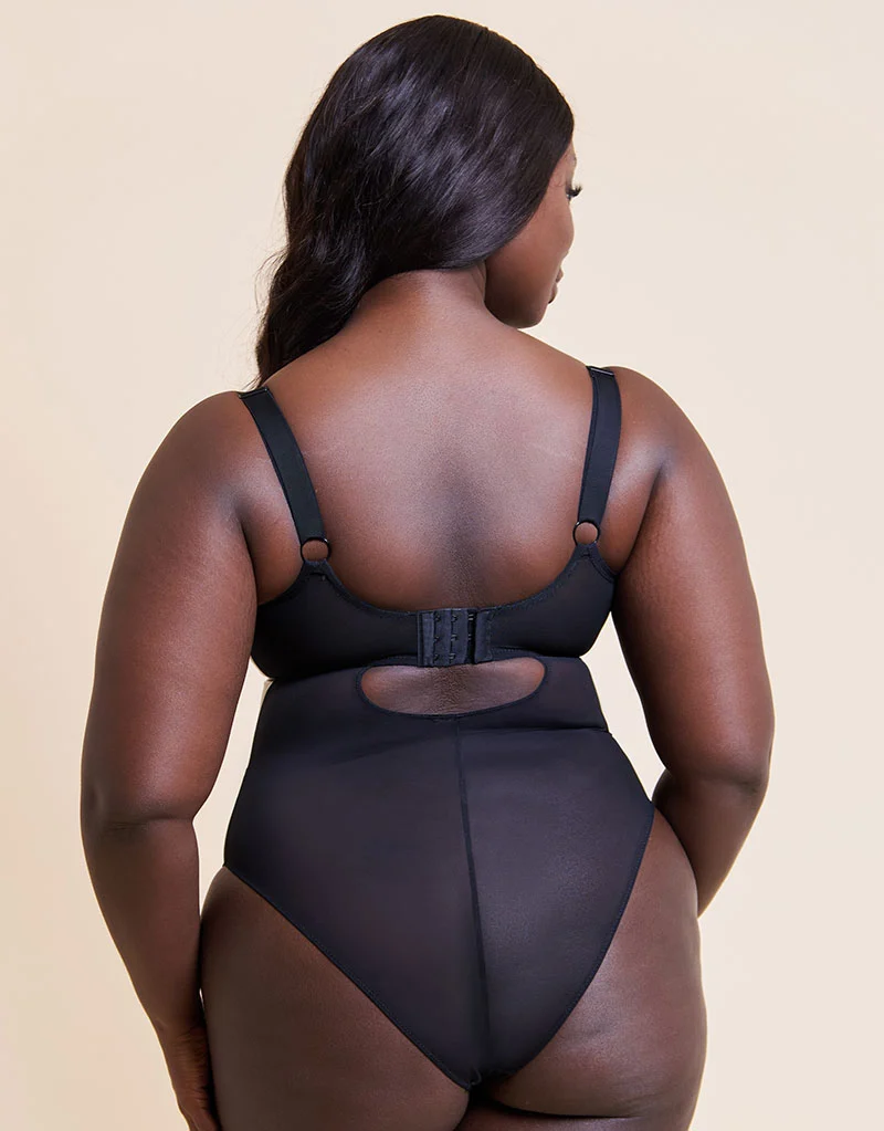 Curvy Kate Rebelle Plunge Body Black