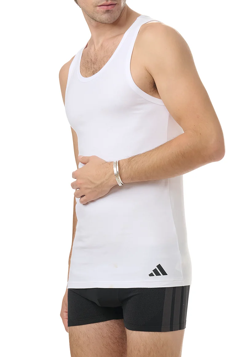 Tank Top 2er-Pack Weiss - ADIDAS
