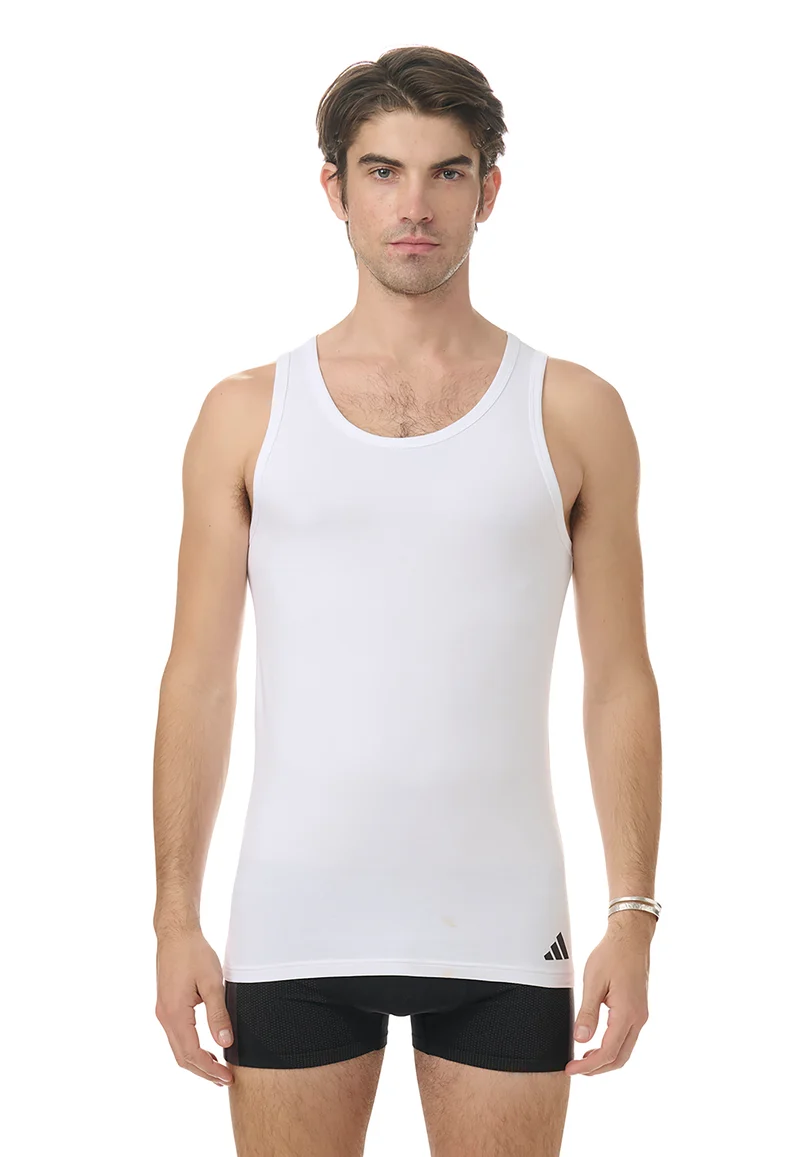 Tank Top 2er-Pack Weiss - ADIDAS