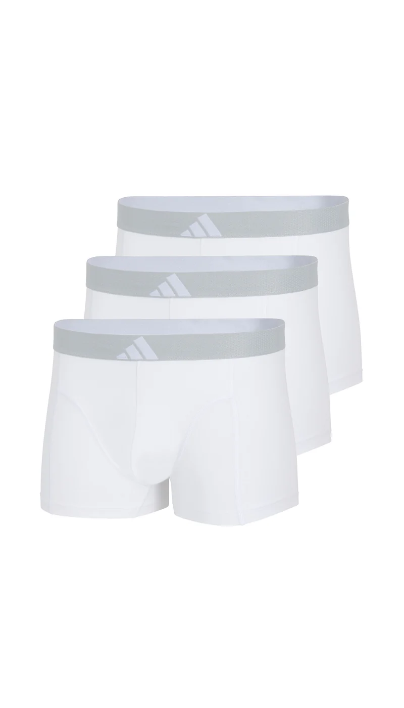 Enge Boxershorts 3er-Pack Weiss - ADIDAS