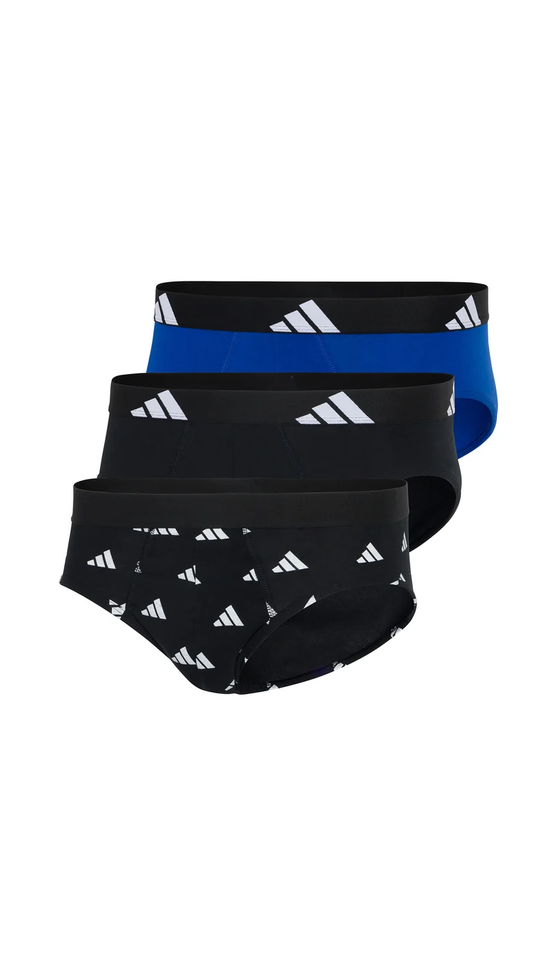 Slip 3er-Pack Schwarz/Blau - ADIDAS