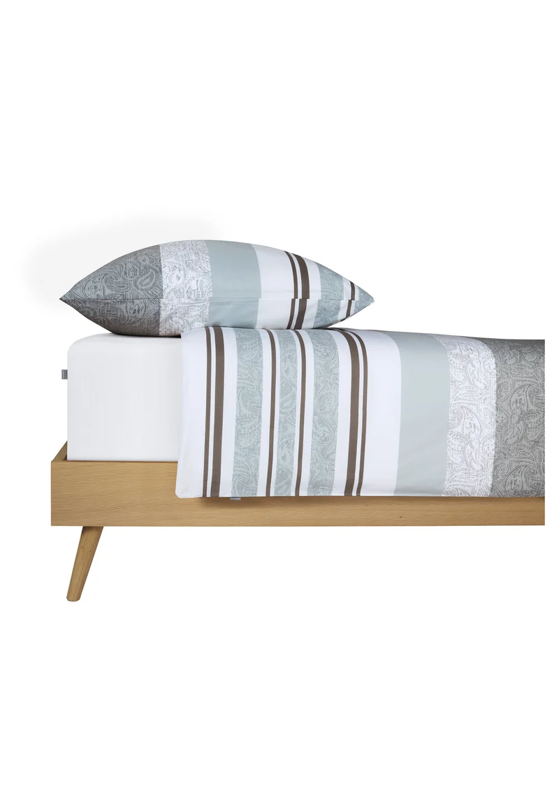 Bettwäscheset 2-teilig Blau gestreift - SCHIESSER Home