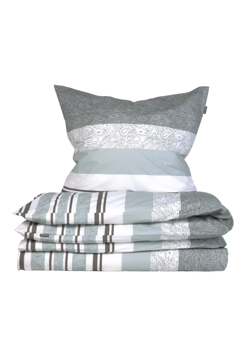Bettwäscheset 2-teilig Blau gestreift - SCHIESSER Home