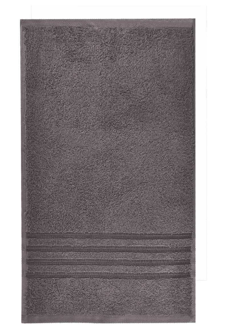 Gästetuch 30x50 cm Anthrazit - SCHIESSER Home
