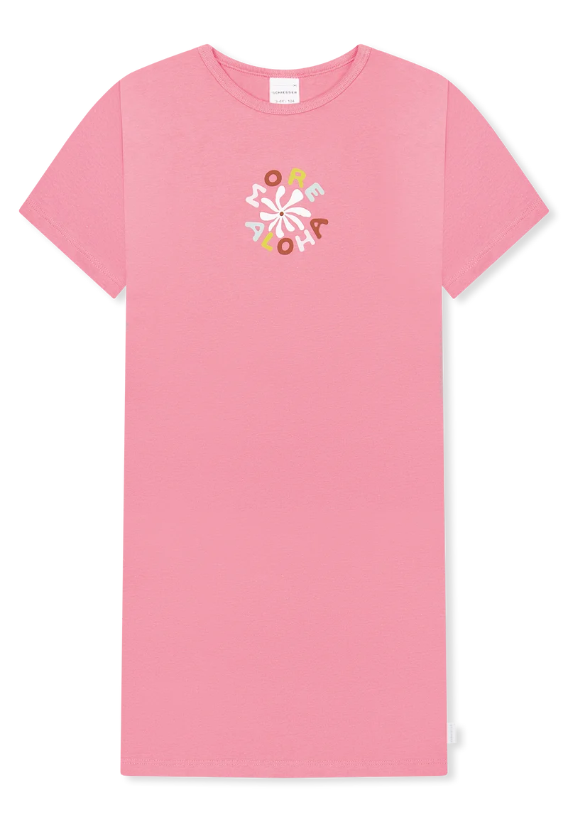 Nachthemd kurzarm Pink - Kids Nightwear