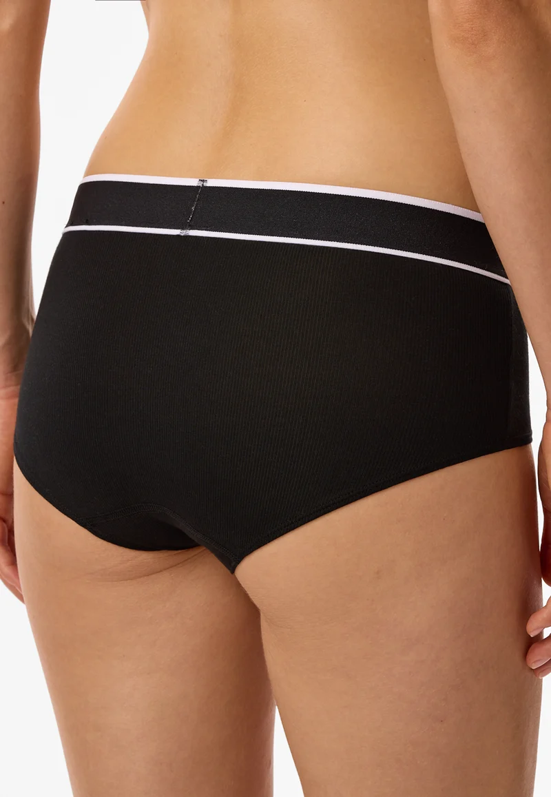 Panty Schwarz - Pure Rib