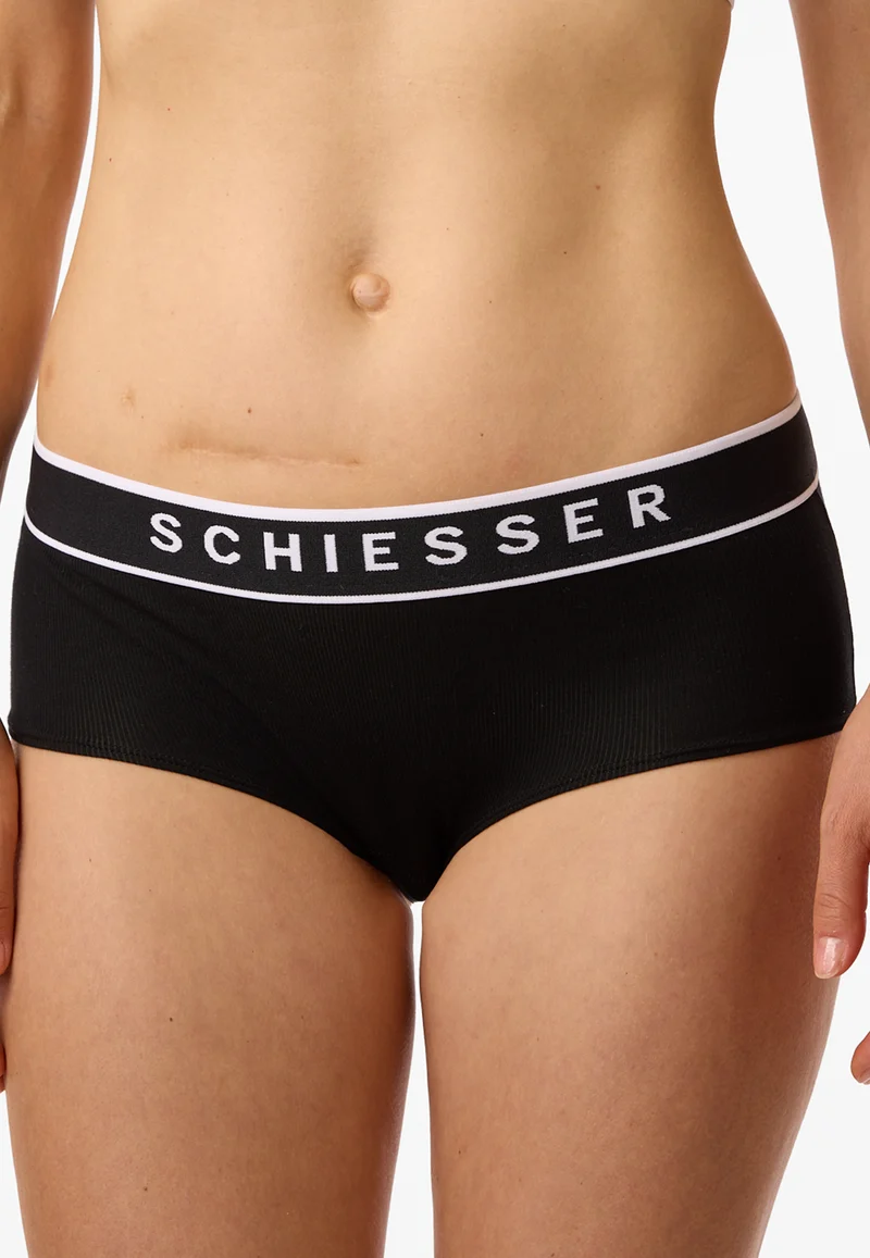 Panty Schwarz - Pure Rib