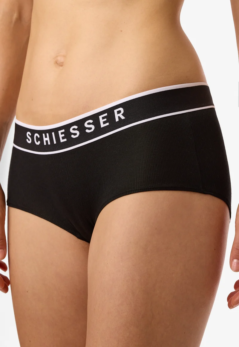 Panty Schwarz - Pure Rib