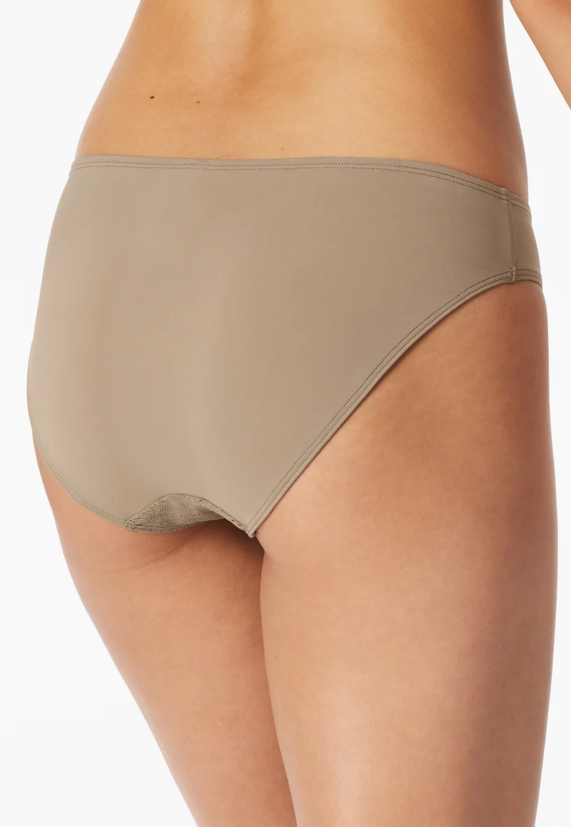 Slip mit Spitze Braun - Rio Slip