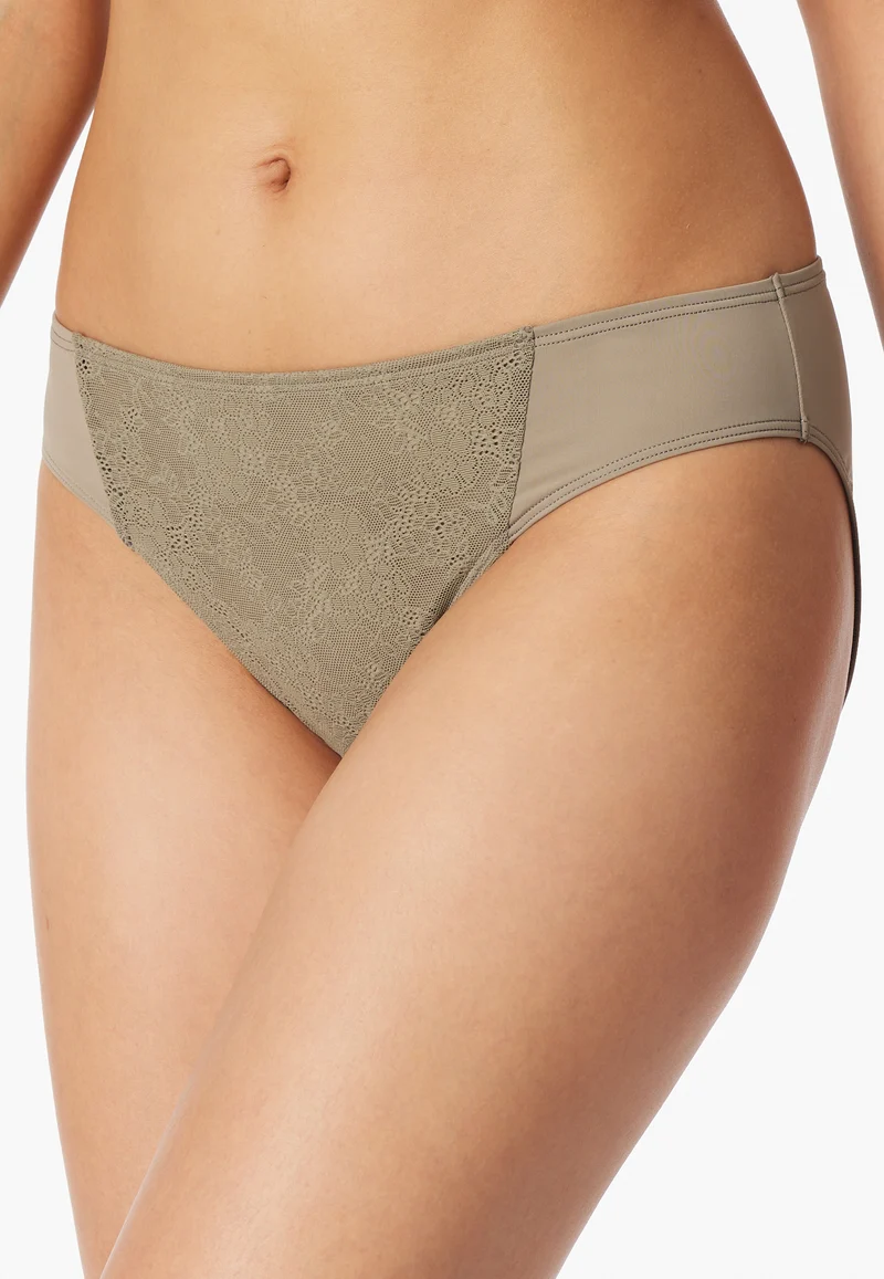 Slip mit Spitze Braun - Rio Slip