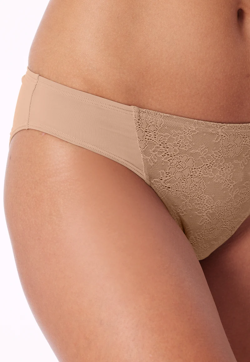 Slip mit Spitze Beige - Air