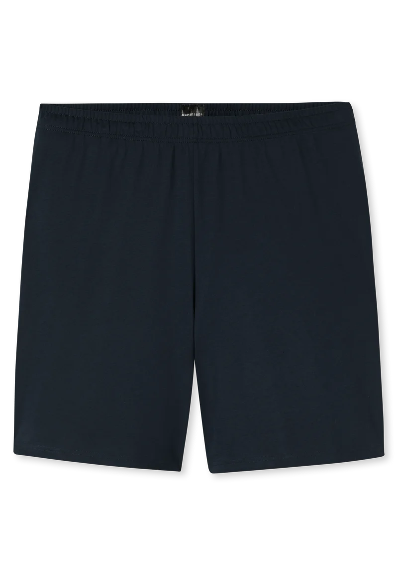 Schlafanzug kurz Blau gemustert - Comfort Nightwear