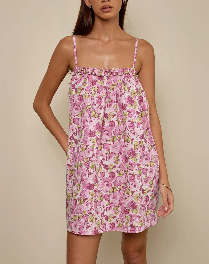 Mini robe Kamalani, Blossom Floral Pink