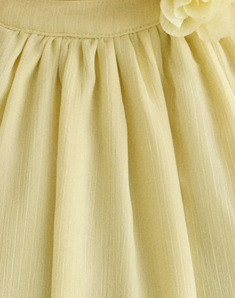Mini robe Margaux en mousseline Lemon