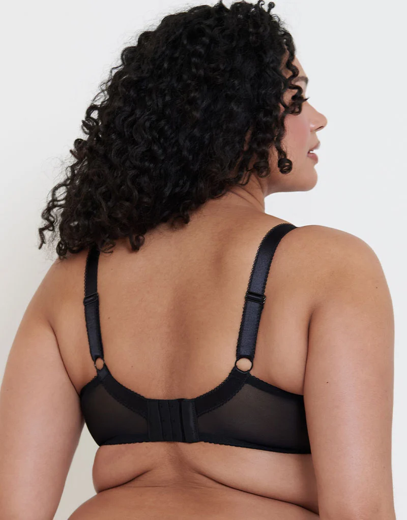 Flirtelle Elise Balcony Bra Black