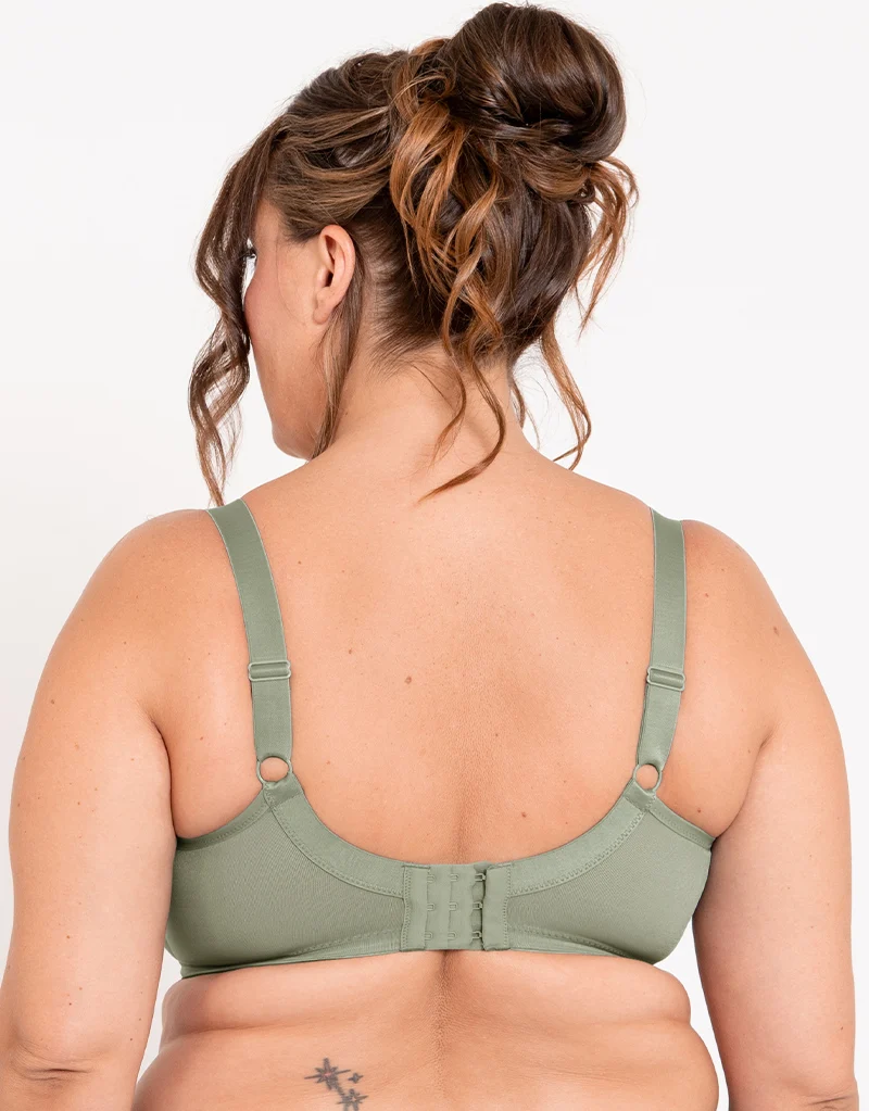 Adella Hera Full Plunge Bra Sage Green