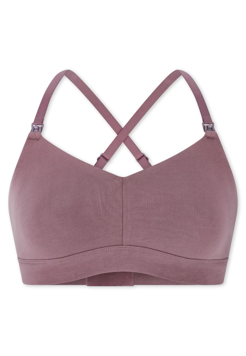 Soft-Bra Schwangerschaftswäsche mauve - Unique Maternity