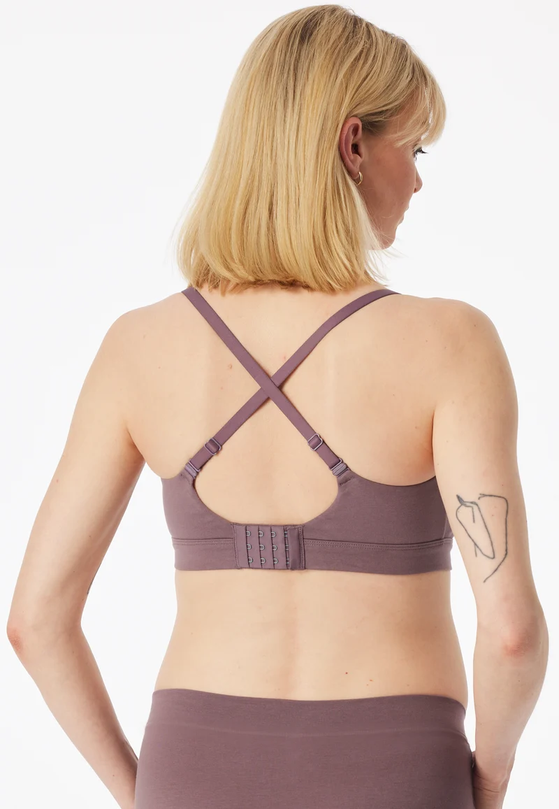 Soft-Bra Schwangerschaftswäsche mauve - Unique Maternity