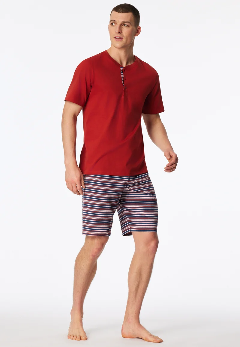 Schlafanzug kurz Bunt gemustert - Casual Nightwear