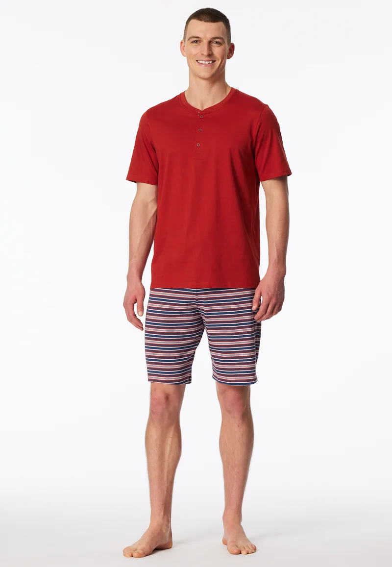 Schlafanzug kurz Bunt gemustert - Casual Nightwear