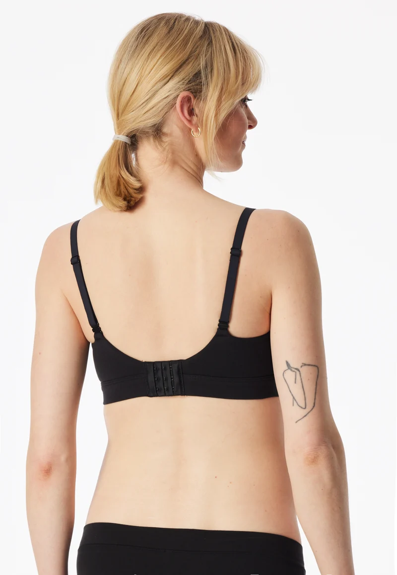 Soft-Bra Schwangerschaftswäsche schwarz - Unique Maternity