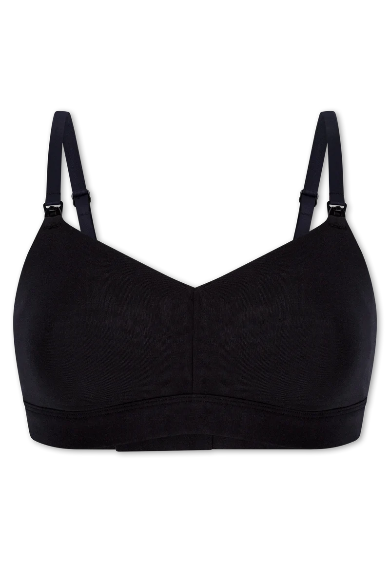 Soft-Bra Schwangerschaftswäsche schwarz - Unique Maternity