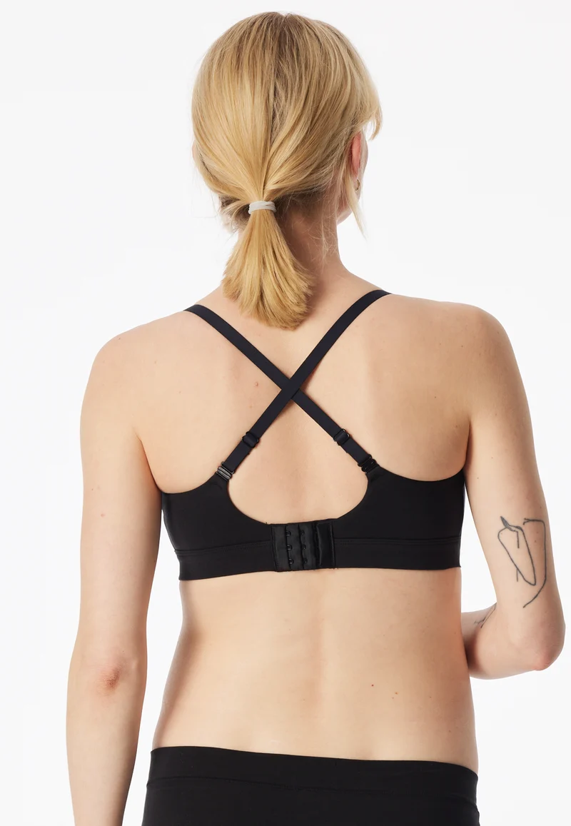 Soft-Bra Schwangerschaftswäsche schwarz - Unique Maternity