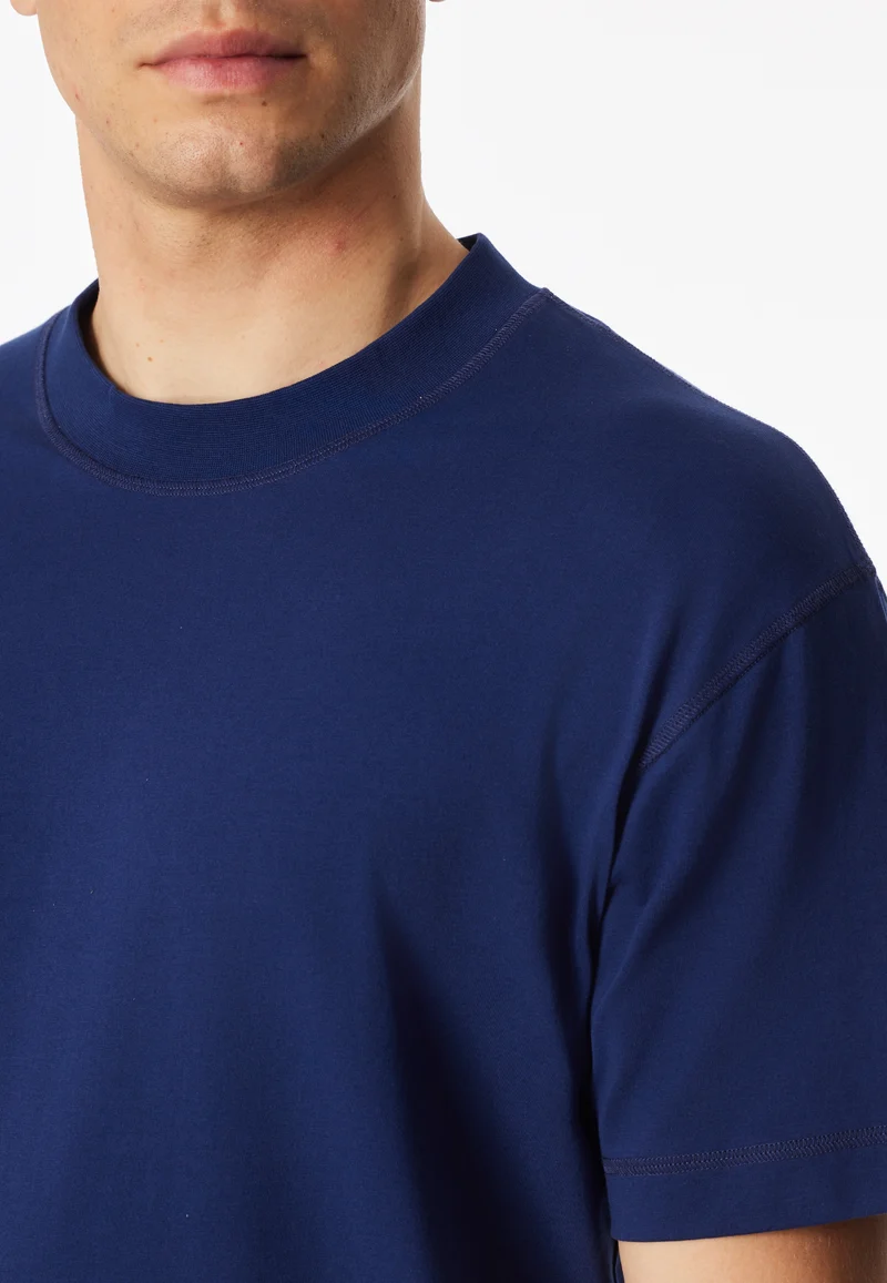 Schlafanzug kurz Blau - Modern Essentials