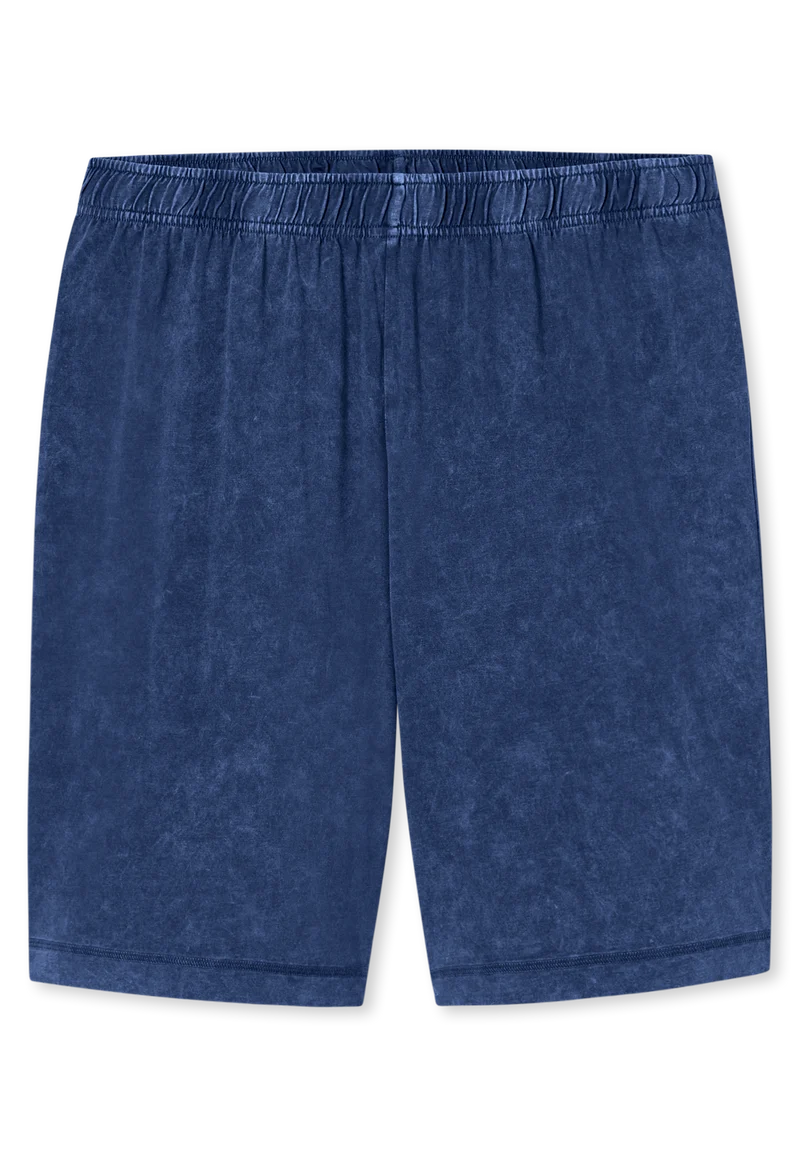 Schlafanzug kurz Blau - Modern Essentials