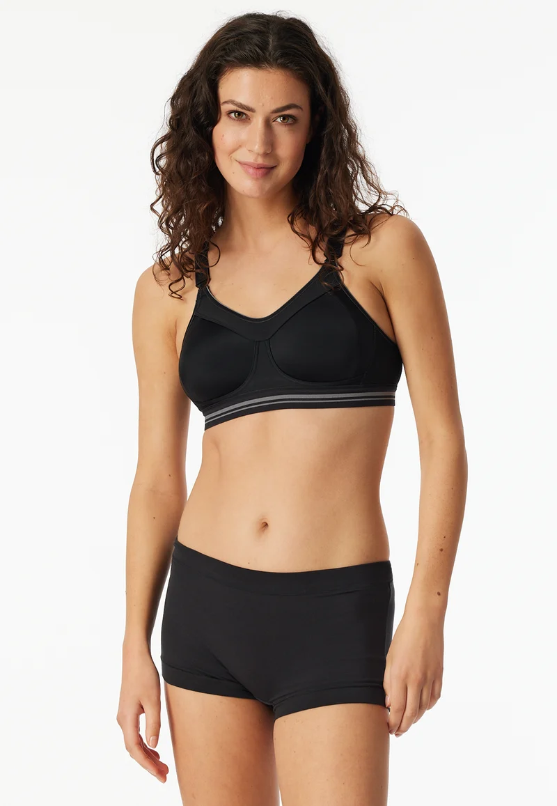 Sport-BH Schwarz - SCHIESSER Sport