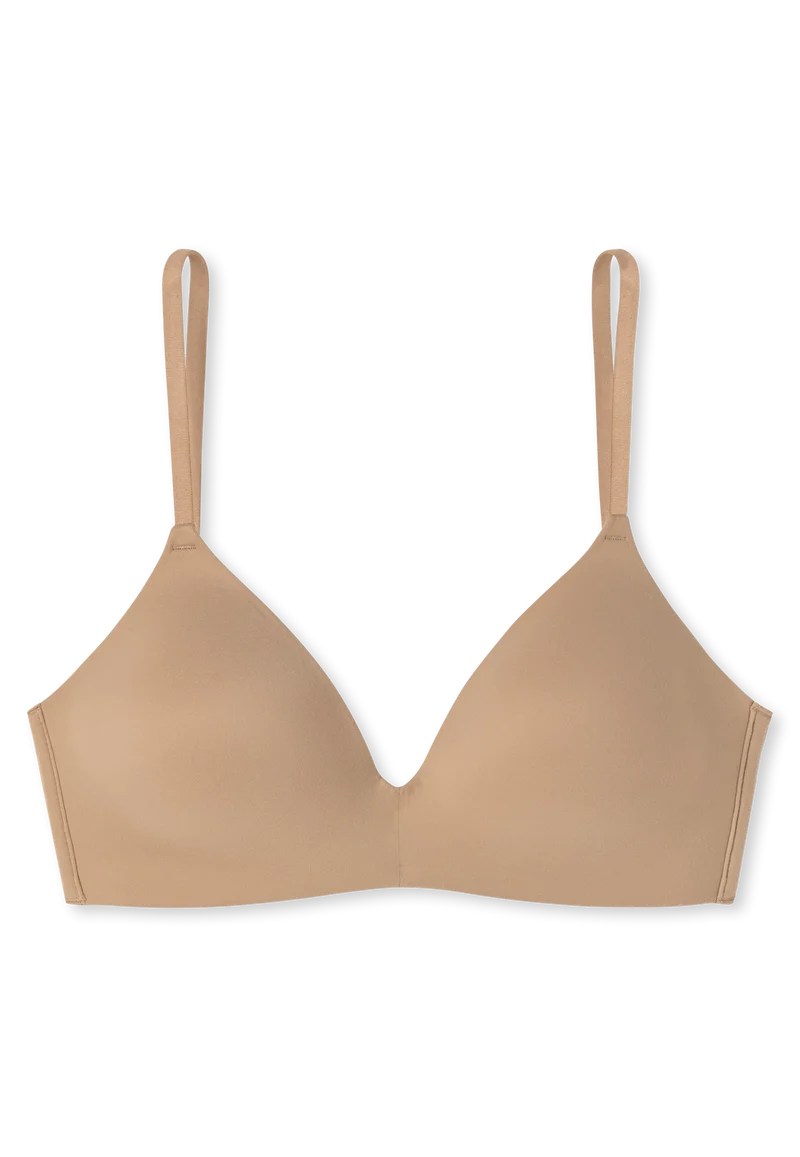 BH ohne Bügel mit gepolsterten Cups Beige - Invisible Soft