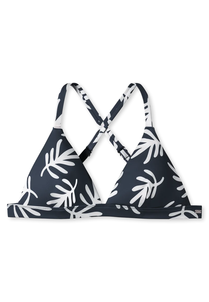 Bikini-Top Schwarz/Weiss gemustert - Mix & Match