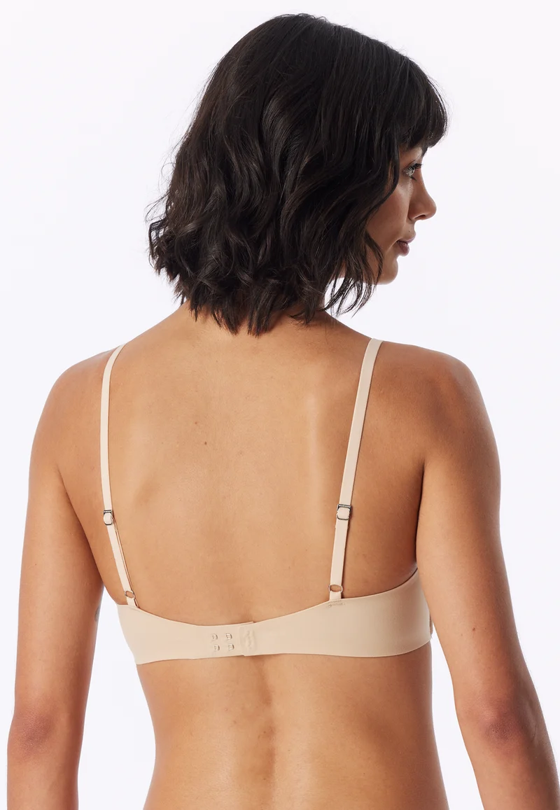 BH ohne Bügel mit gepolsterten Cups Soft Beige - Invisible Soft