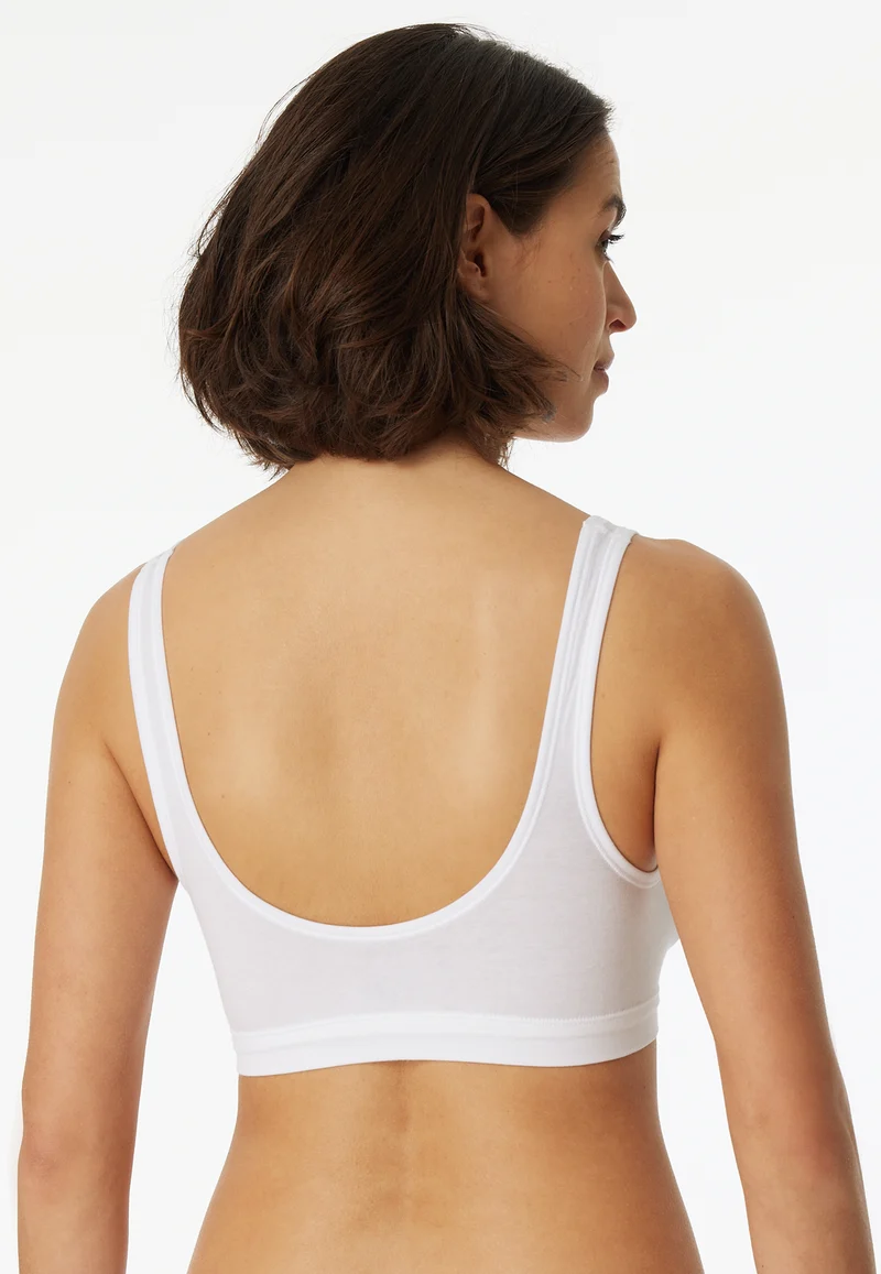Bustier mit Cups 2er-Pack Weiss - 95/5