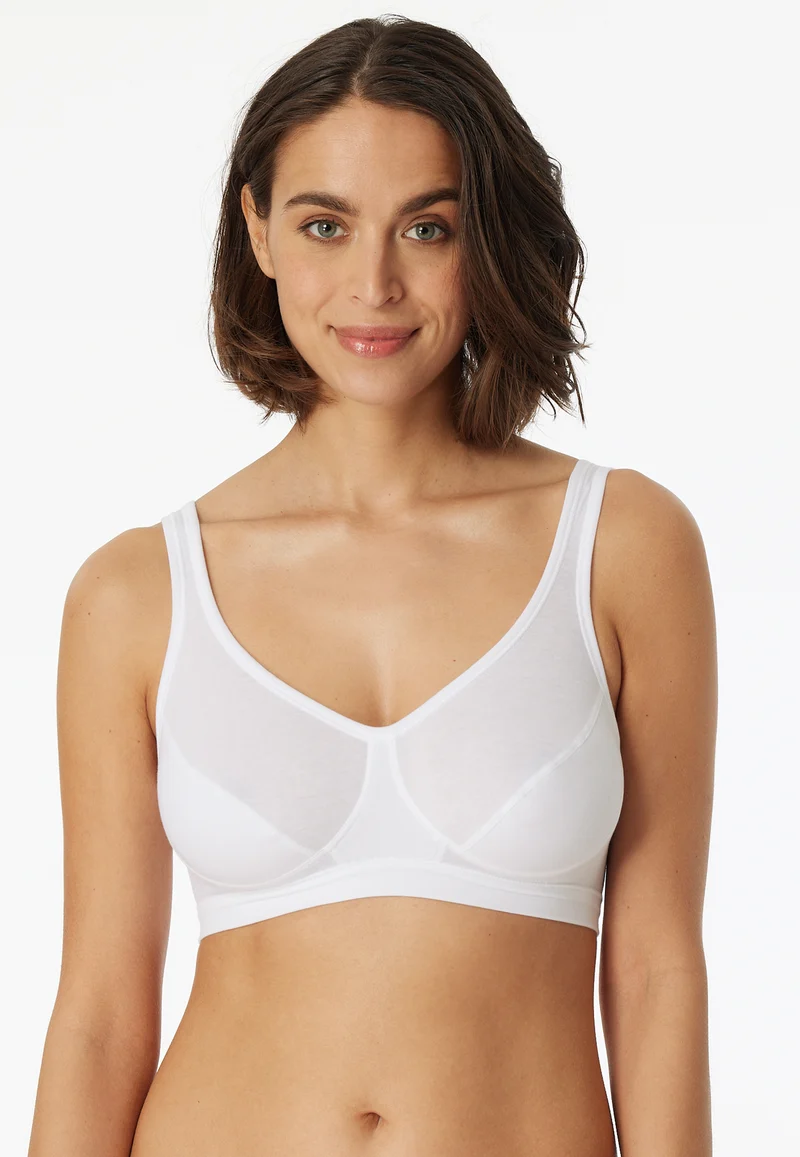 Bustier mit Cups 2er-Pack Weiss - 95/5