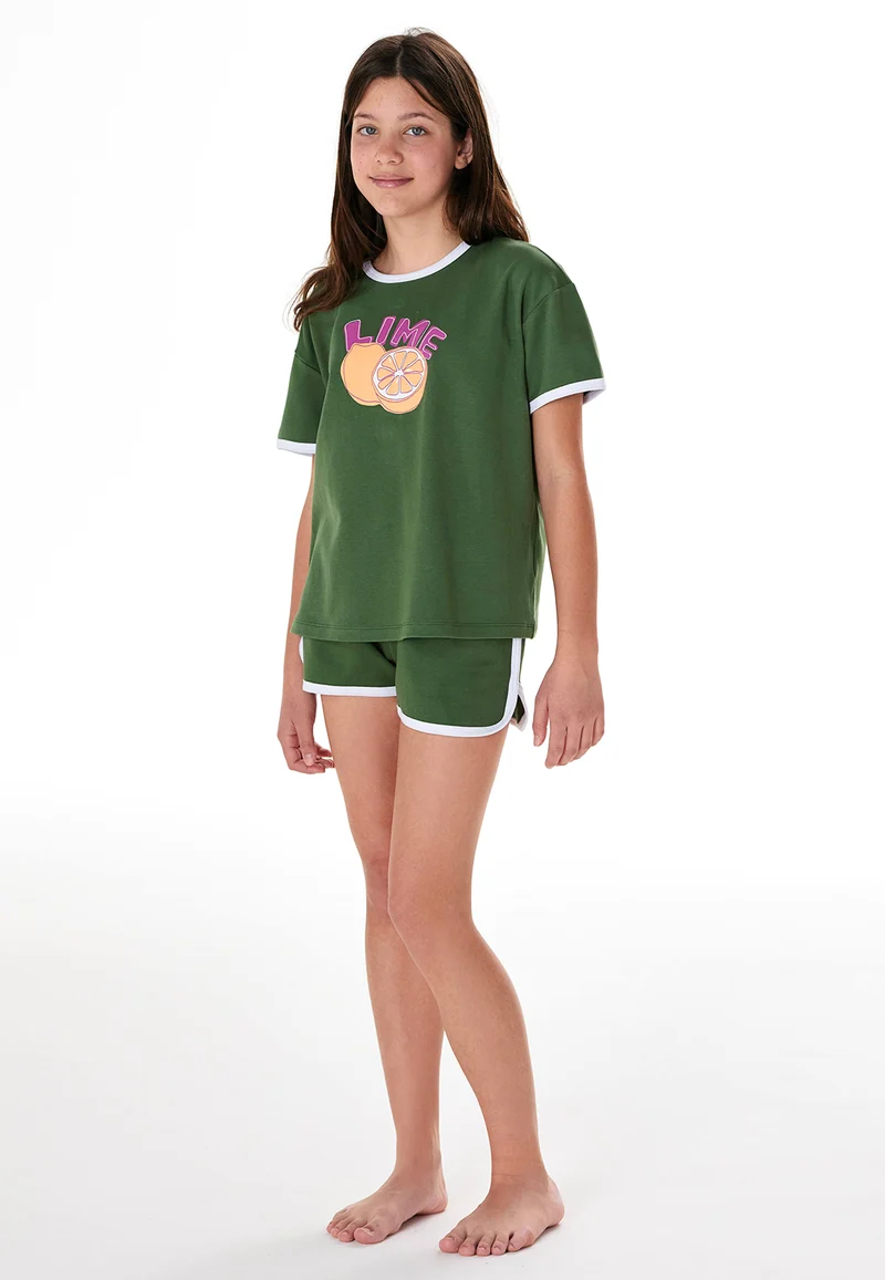 Schlafanzug kurz Khaki - Teens Nightwear