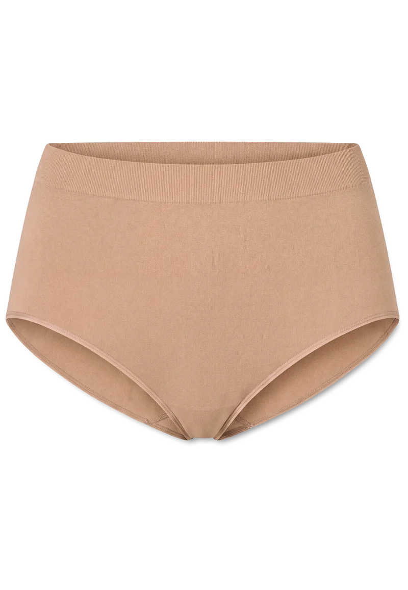 High Waist Slip Seamless Beige - Classic Seamless