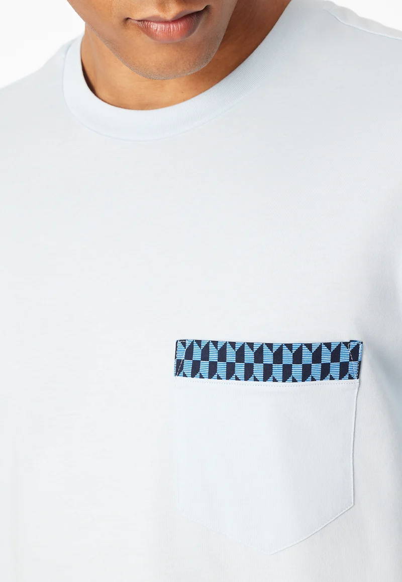 Schlafanzug Blau gemustert - Comfort Nightwear