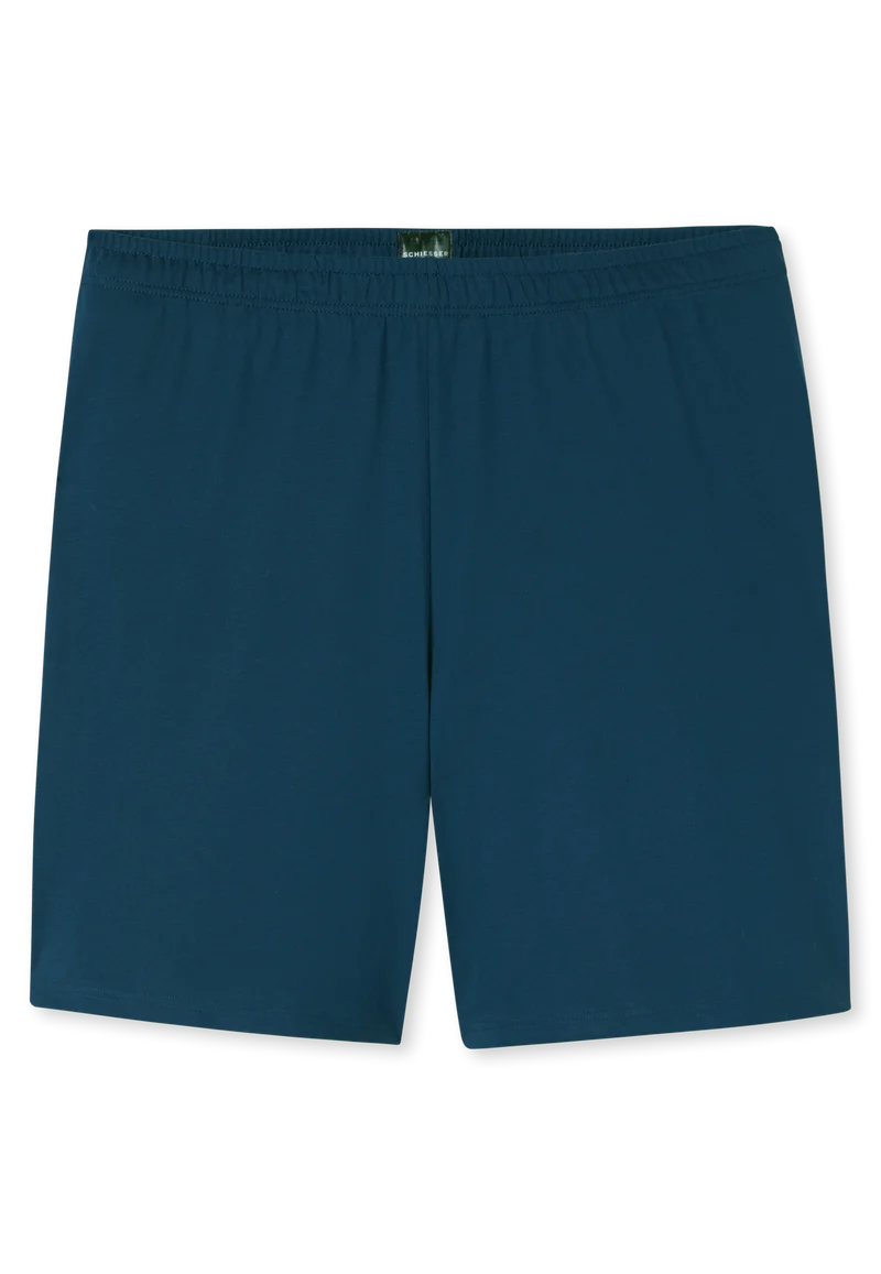 Schlafanzug kurz Blau/Rot gemustert - Comfort Nightwear