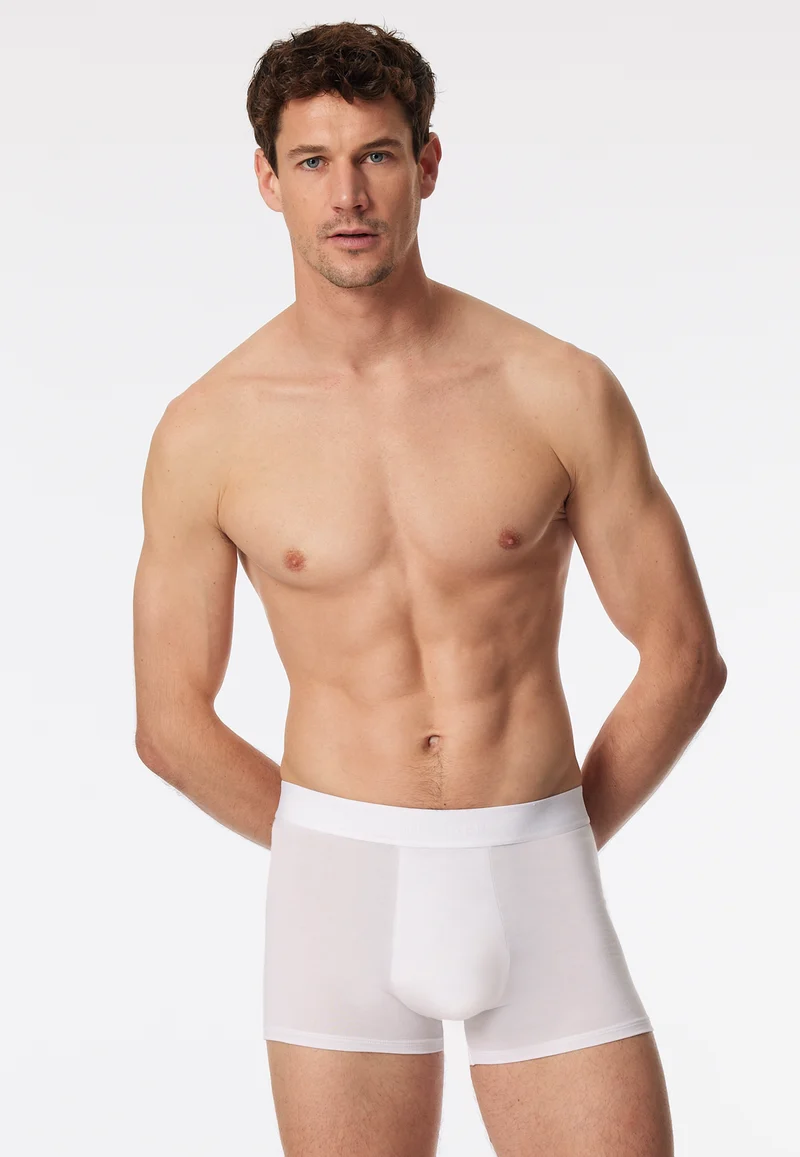 Enge Boxershorts Weiss - Premium Modal
