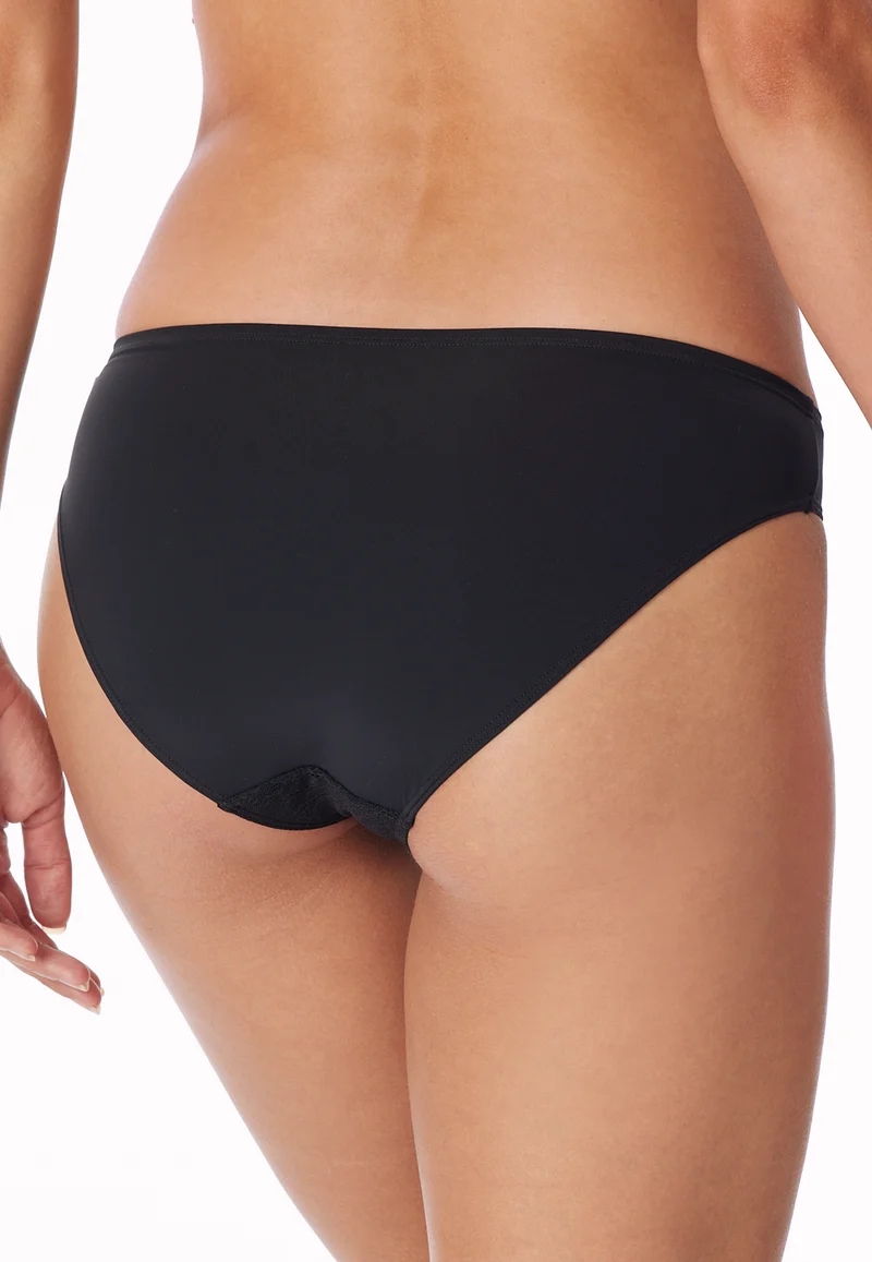 Slip mit Spitze Schwarz - Air