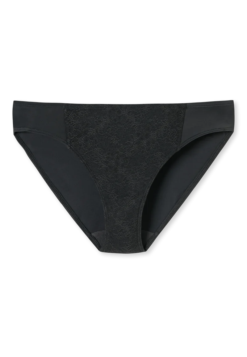 Slip mit Spitze Schwarz - Air