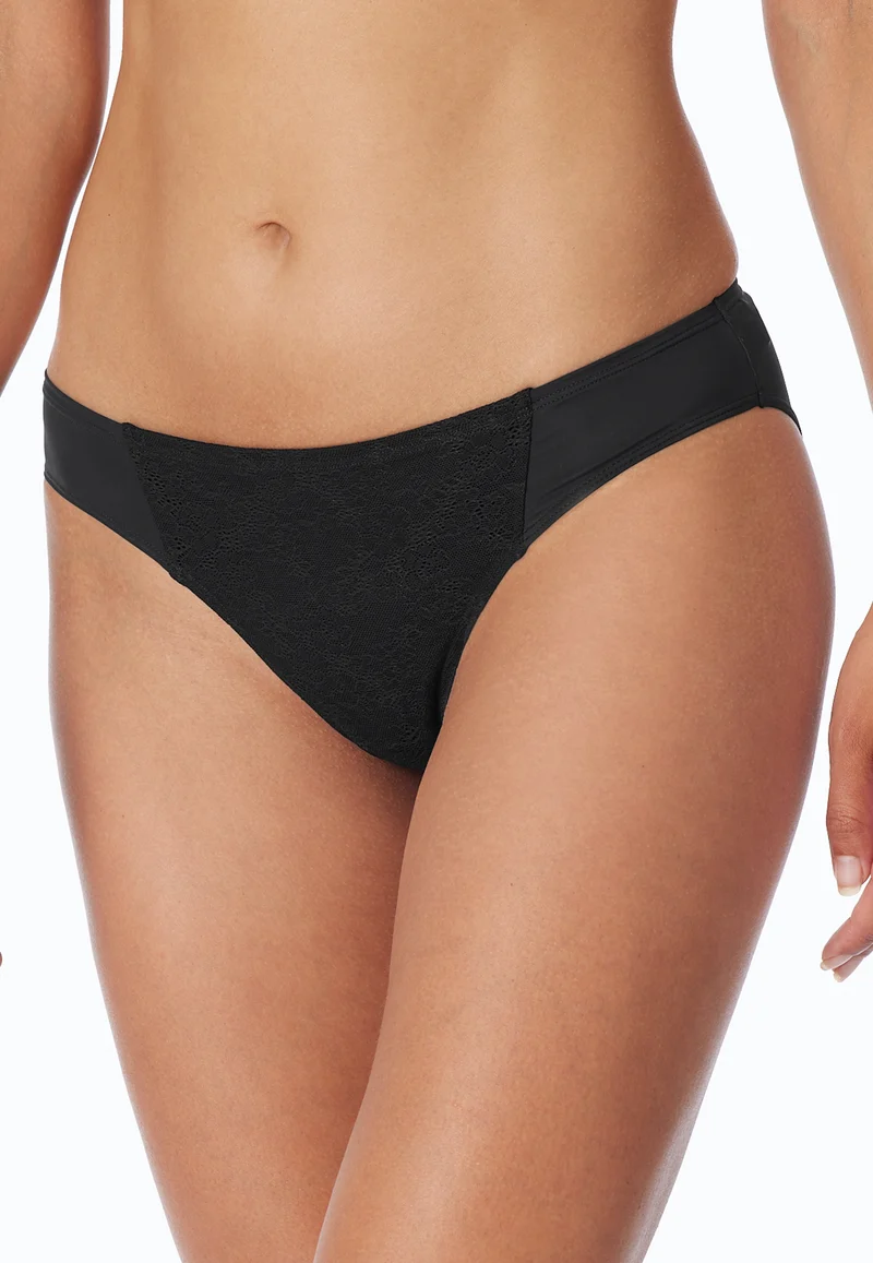 Slip mit Spitze Schwarz - Air