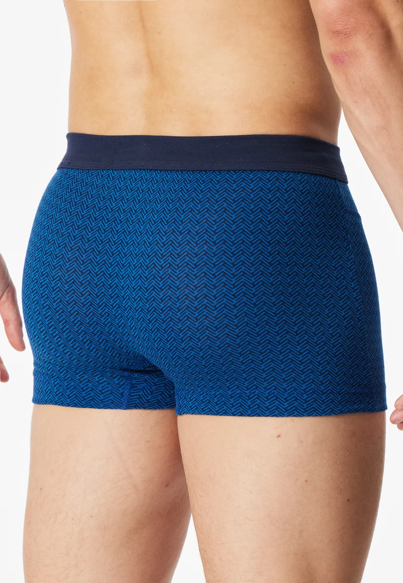 Enge Boxershorts Blau gemustert - Comfort Fit