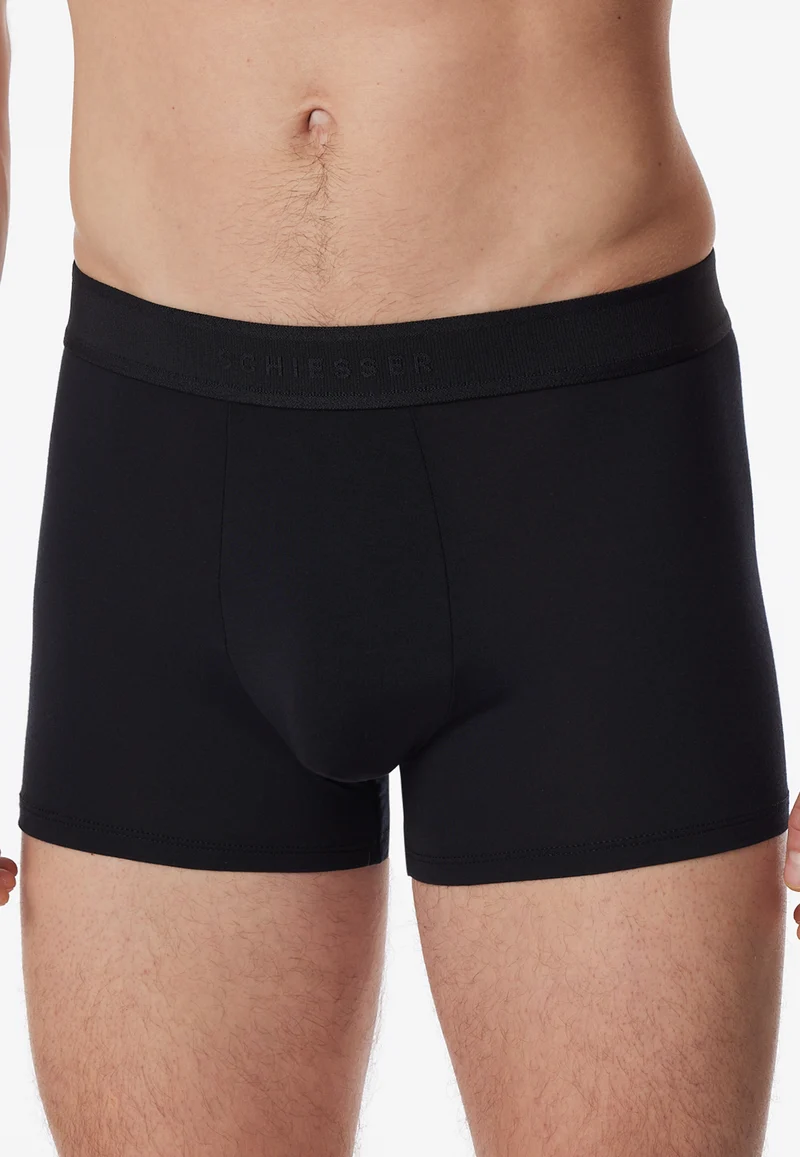 Enge Boxershorts Schwarz - Premium Modal