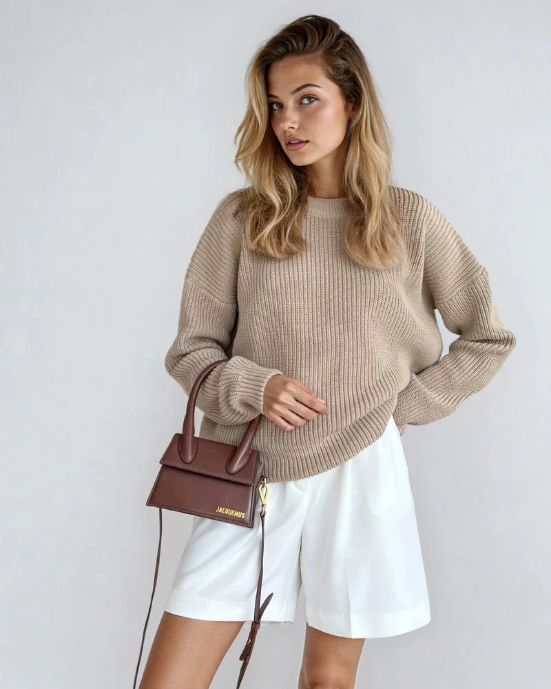 Pull En Maille Droit - Elodie