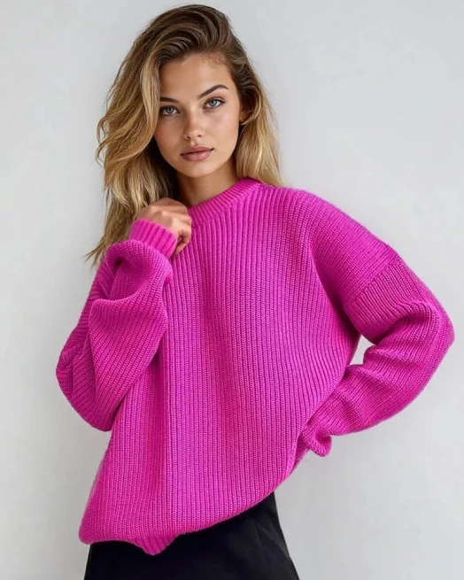 Pull En Maille Droit - Elodie