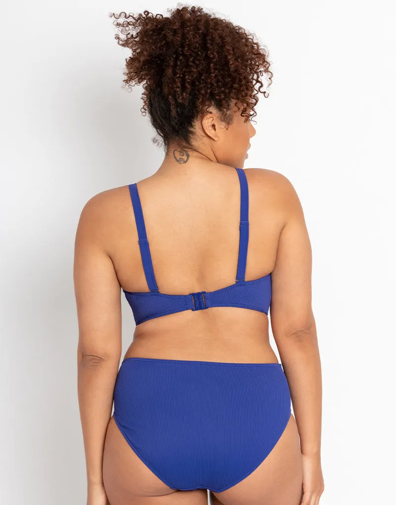 Curvy Kate Twist and Shout Non Wired Triangle Bikini Top Ultraviolet